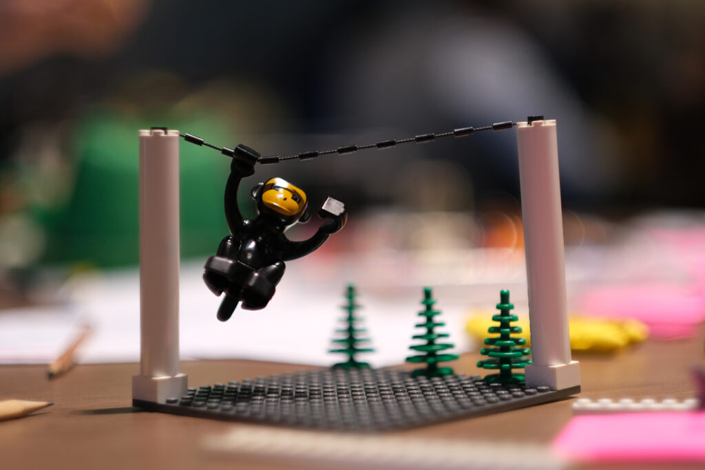 ภาพตัวอย่างโมเดล ในหลักสูตรการสร้างนวัตกรรมจาก LEGO® SERIOUS PLAY®